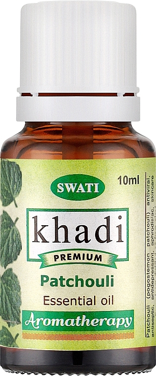 Чиста ефірна олія "Пачулі" - Khadi Swati Premium Pure 100% Essential Oil Patchouli — фото N1