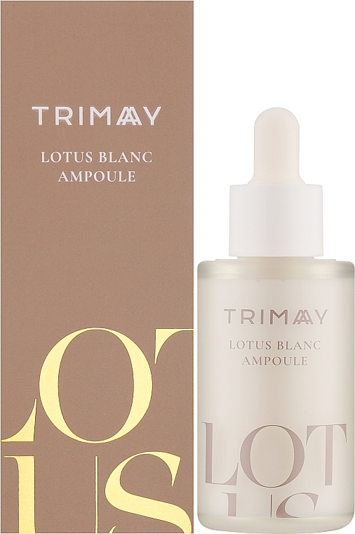 Концентрированная осветляющая сыворотка с ниацинамидом и лотосом - Trimay Lotus Blanc Ampoule — фото N2