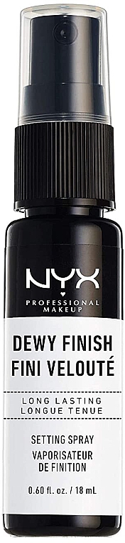 Спрей-фиксатор для макияжа с влажным финишем - NYX Professional Makeup Dewy Finish Long Lasting Setting Spray (миниатюра) — фото N4