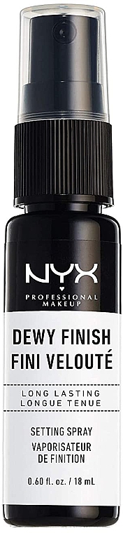 Спрей-фиксатор для макияжа с влажным финишем - NYX Professional Makeup Dewy Finish Long Lasting Setting Spray (миниатюра) — фото N1