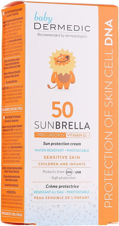 Сонцезахисний крем для дітей - Dermedic Sunbrella Baby Cream SPF50 — фото N4