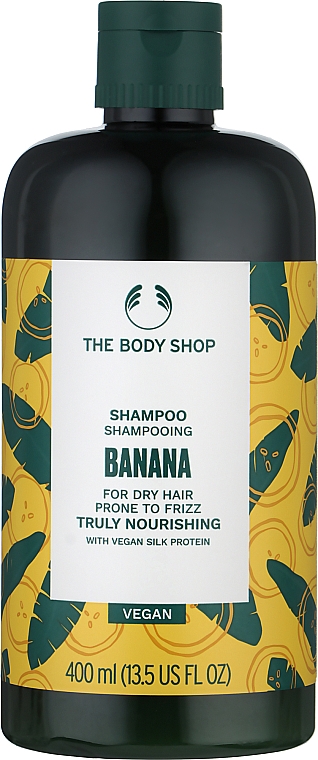 Шампунь для живлення волосся "Банан" - The Body Shop Banana Truly Nourishing Shampoo — фото N4
