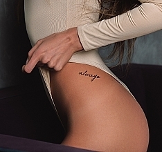 Тимчасове тату "Always" - Ne Tattoo — фото N3