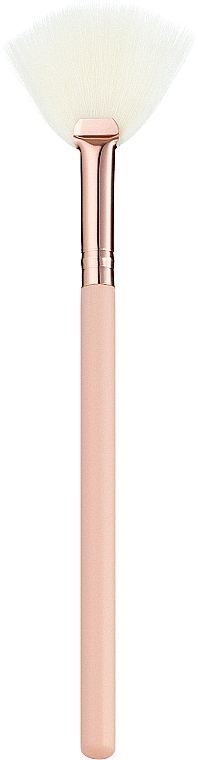 Набір пензлів для макіяжу у косметичці, 15 шт., рожевий - King Rose — фото N16