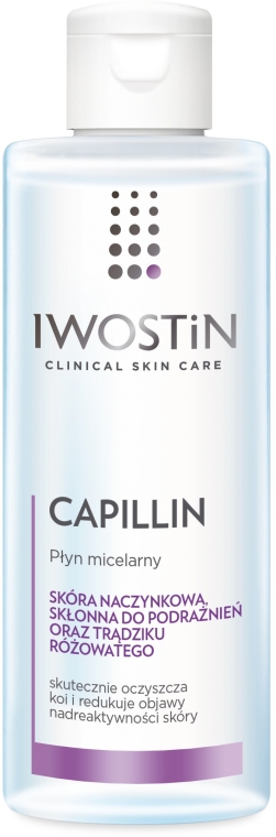 Мицеллярная вода для лица - Iwostin Capillin Micellar Cleansing Liquid Capillaries — фото N1