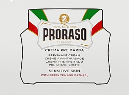 Крем до гоління для чутливої шкіри - Proraso White Line Pre-Shaving Anti-Irritation Cream (пробник) — фото N1