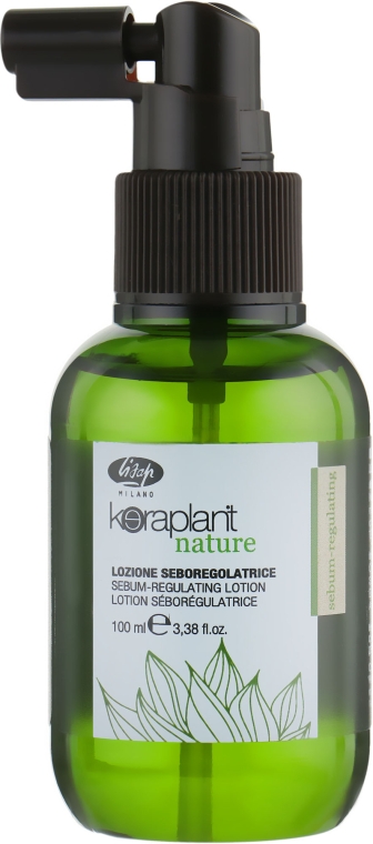 Лосьон для регулирования жирности волос - Lisap Keraplant Nature Sebum-Regulating Lotion
