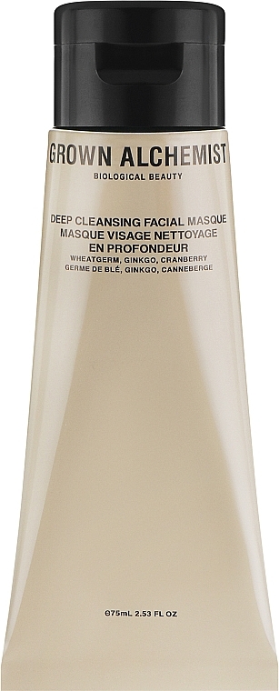 Глибоко очищувальна маска для обличчя "Пшениця, гінкго та журавлина" - Grown Alchemist Deep Cleansing Masque Wheatgerm, Ginkgo & Cranberry
