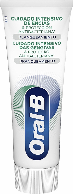 Зубная паста для ухода за деснами - Oral-B Gum & Enamel Intensive Antibacterial Protection Toothpaste — фото N1