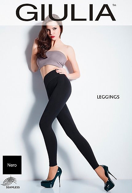 Легінси безшовні для жінок "LEGGINGS", nero - Giulia — фото N1