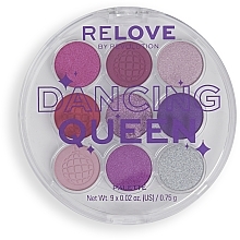 Палетка тіней для повік - Relove By Revolution Dancing Queen Shadow Palette — фото N5