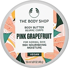 Масло для тела "Розовый грейпфрут" - The Body Shop Pink Grapefruit 96H Nourishing Moisture Body Butter — фото N1