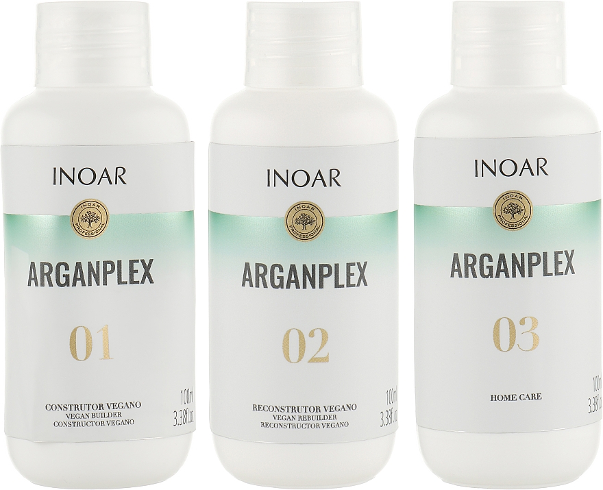 Набір для відновлення волосся "Арганплекс" - Inoar Arganplex Kit — фото N2