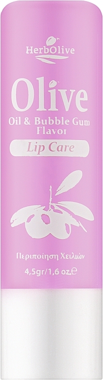 Бальзам для губ с жевательной резинкой - Madis HerbOlive Lip Care — фото N1