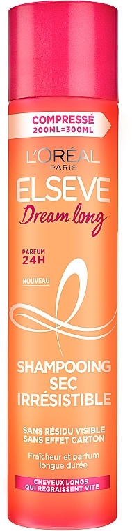 УЦЕНКА Сухой шампунь для длинных волос, склонных к жирности - L'Oreal Paris Elseve Dream Long * — фото N1