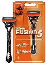 Духи, Парфюмерия, косметика Бритва с триммером с 1 сменной кассетой - Gillette Fusion 5