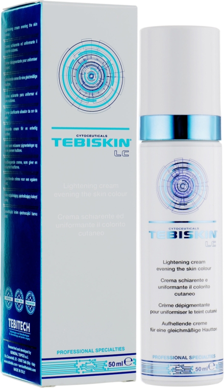 Відбілювальний крем для боротьби з гіперпігментацією - Tebiskin LC Cream — фото N1