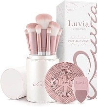 Духи, Парфюмерия, косметика Набор кистей для макияжа, 7 шт. - Luvia Cosmetics Prime Vegan Candy Brush Set