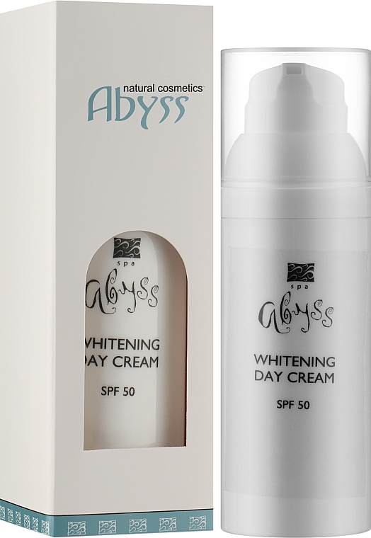 Отбеливающий фотозащитный крем - Spa Abyss Whitening Day Cream SPF 50 — фото N2