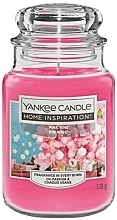 Ароматическая свеча в банке - Yankee Candle Home Inspiration Pink Pine — фото N2