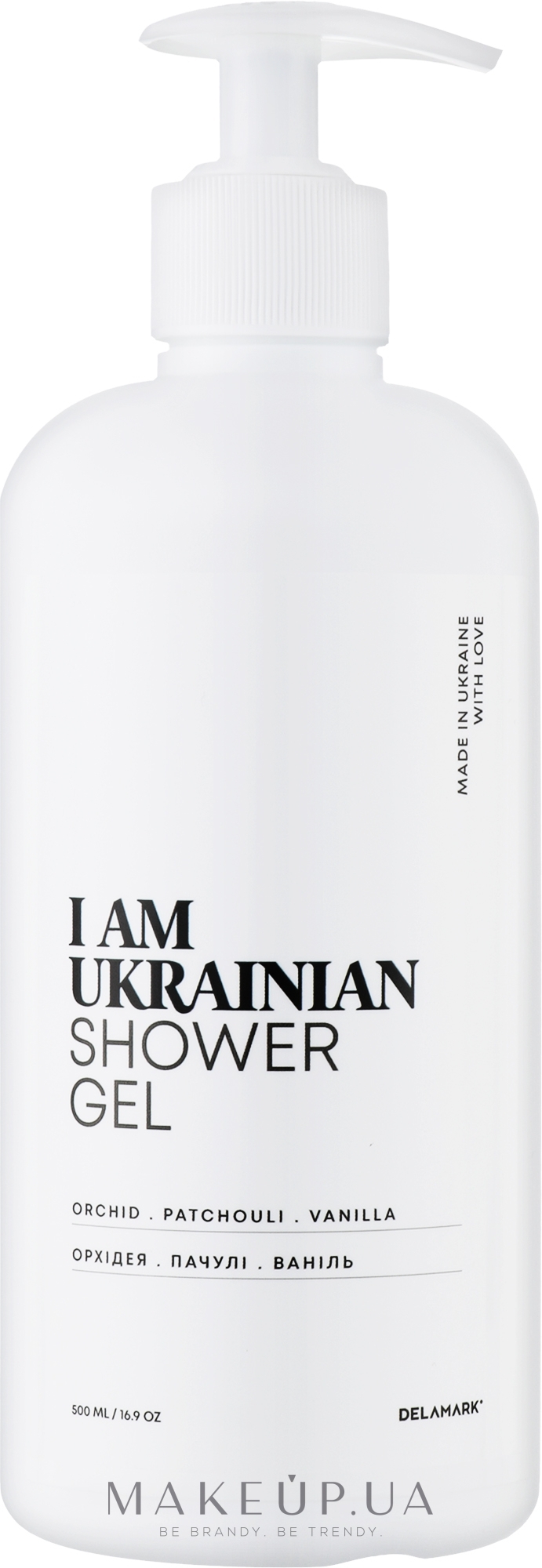 Гель для душу з ароматом орхідеї, пачулів, ванілі - I Am Ukrainian Shower Gel — фото 500ml