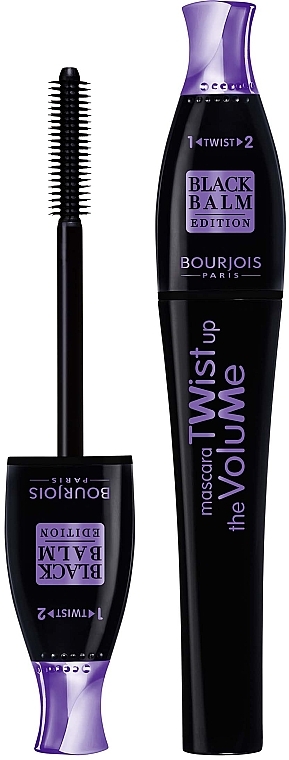 Туш для вій - Bourjois Mascara Twist Up The Volume Black Balm Edition — фото N2