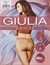 Колготки для женщин "Bikini" 20 den, nero - Giulia — фото N1