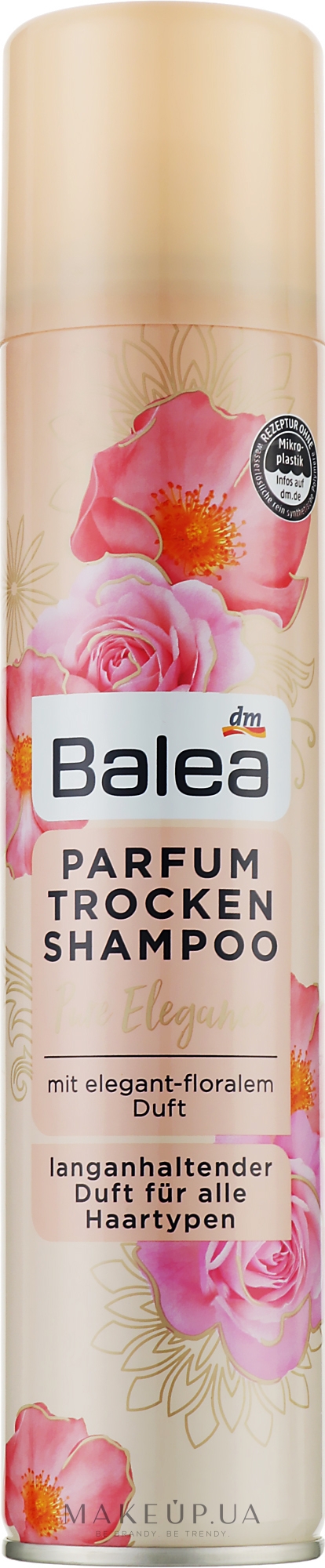 Парфюмированный сухой шампунь для волос - Balea Parfum Dry Shampoo Pure Elegance — фото 200ml