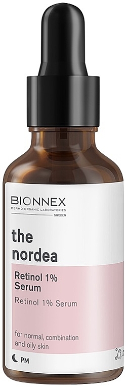 Сироватка для обличчя - Bionnex The Nordea Retinol 1% Serum — фото N1