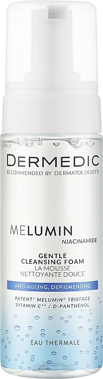 Нежная очищающая пенка - Dermedic Melumin Gentle Cleansing Foam — фото N1