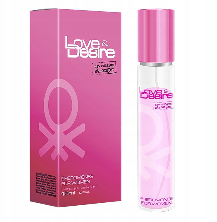 Love & Desire Pheromones For Women - Парфумовані феромони для жінок (міні) — фото N1