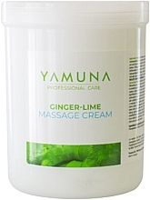 Парфумерія, косметика Масажний крем "Імбир і лайм" - Yamuna Ginger Lime Massage Cream