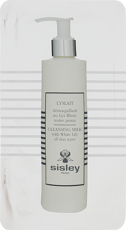 Молочко "Лісле" для зняття макіяжу, з білою лілією - Sisley Lyslait Cleansing Milk with White Lily (пробник) — фото N1