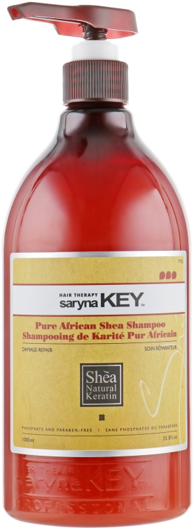 Відновлювальний шампунь - Saryna Key Damage Repair Pure African Shea Shampoo — фото N1