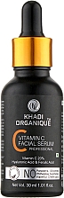 Парфумерія, косметика Омолоджувальна натуральна сироватка для обличчя з вітаміном С - Khadi Organique Vitamin C Facial Serum