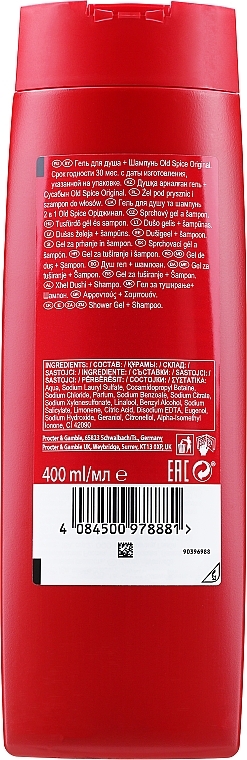 Шампунь-гель для душу 3 в 1 - Old Spice Original Shower Gel + Shampoo 3 in 1 — фото N2