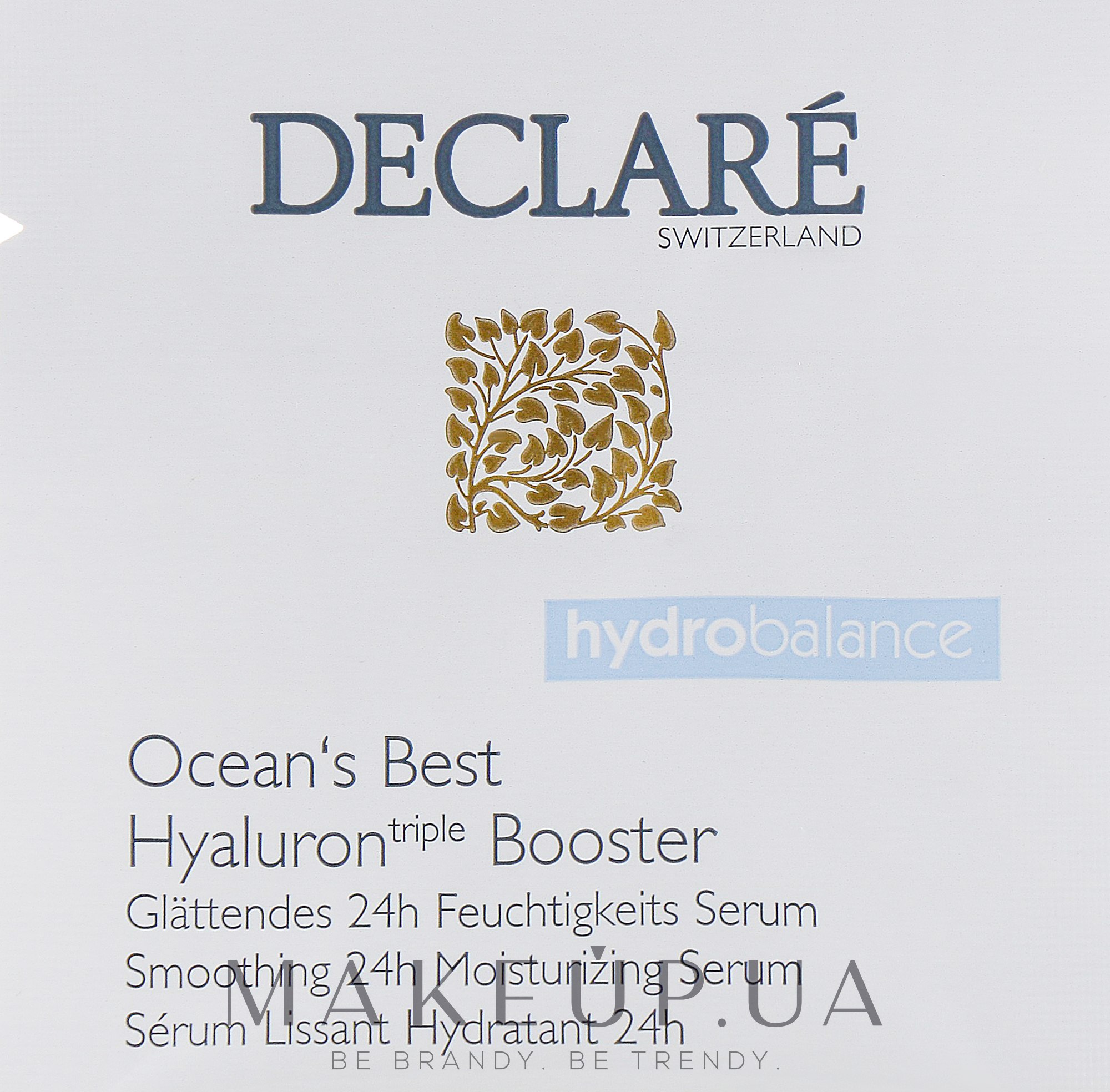 Гіалуроновий бустер для обличчя - Declare Hydro Balance Ocean's Best Hyaluron Booster (пробник) — фото 1.5ml