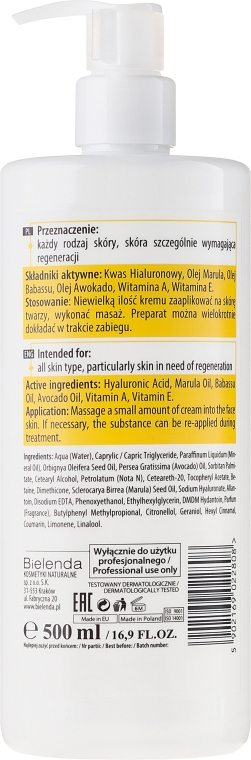 Живильний крем для масажу обличчя - Bielenda Professional Face Program Nourishing Massage Face Cream — фото N2