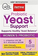 Парфумерія, косметика Пробіотики для жінок - Jarrow Formulas Probiotic Yeast Support 5 Billion