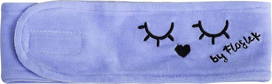 Косметическая повязка на голову, голубая - Floslek — фото N1