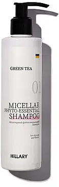 Мицеллярный фитоэссенциальный шампунь - Hillary Green Tea Green Tea Micellar Phyto-essential Shampoo