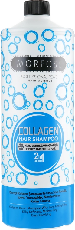 Шампунь для волосся - Morfose Buble Collagen Hair Shampoo — фото N1