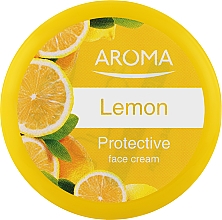 Парфумерія, косметика Захисний крем для обличчя з лимоном - Aroma Protective Lemon Face Cream