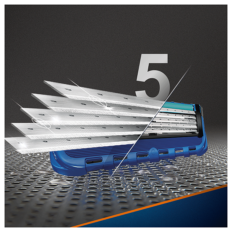 Сменные кассеты для бритья, 6 шт. - Gillette Fusion ProGlide — фото N3