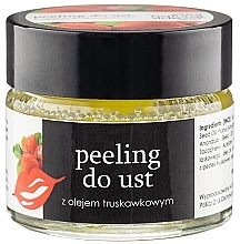 Скраб для губ с с клубничным маслом - Your Natural Side Lip Peeling — фото N1