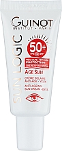 Парфумерія, косметика Антивіковий крем від сонця для шкіри навколо очей - Guinot Age Sun Anti-Ageing Sun Cream Eyes SPF50