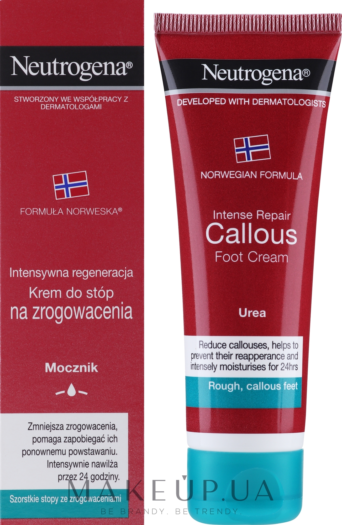 Крем для ніг від мозолів і натоптишів - Neutrogena Callous Foot Cream — фото 50ml