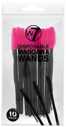 Набор одноразовых щеточек для ресниц, 10 шт. - W7 Disposable Mascara Wands — фото N1