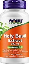 Духи, Парфюмерия, косметика Экстракт священного базилика, 500 мг - Now Foods Holy Basil Extract Veg Capsules