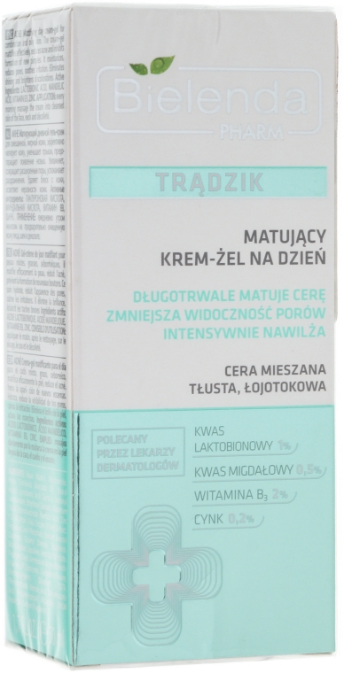 Матирующий дневной гель-крем - Bielenda Pharm Cream